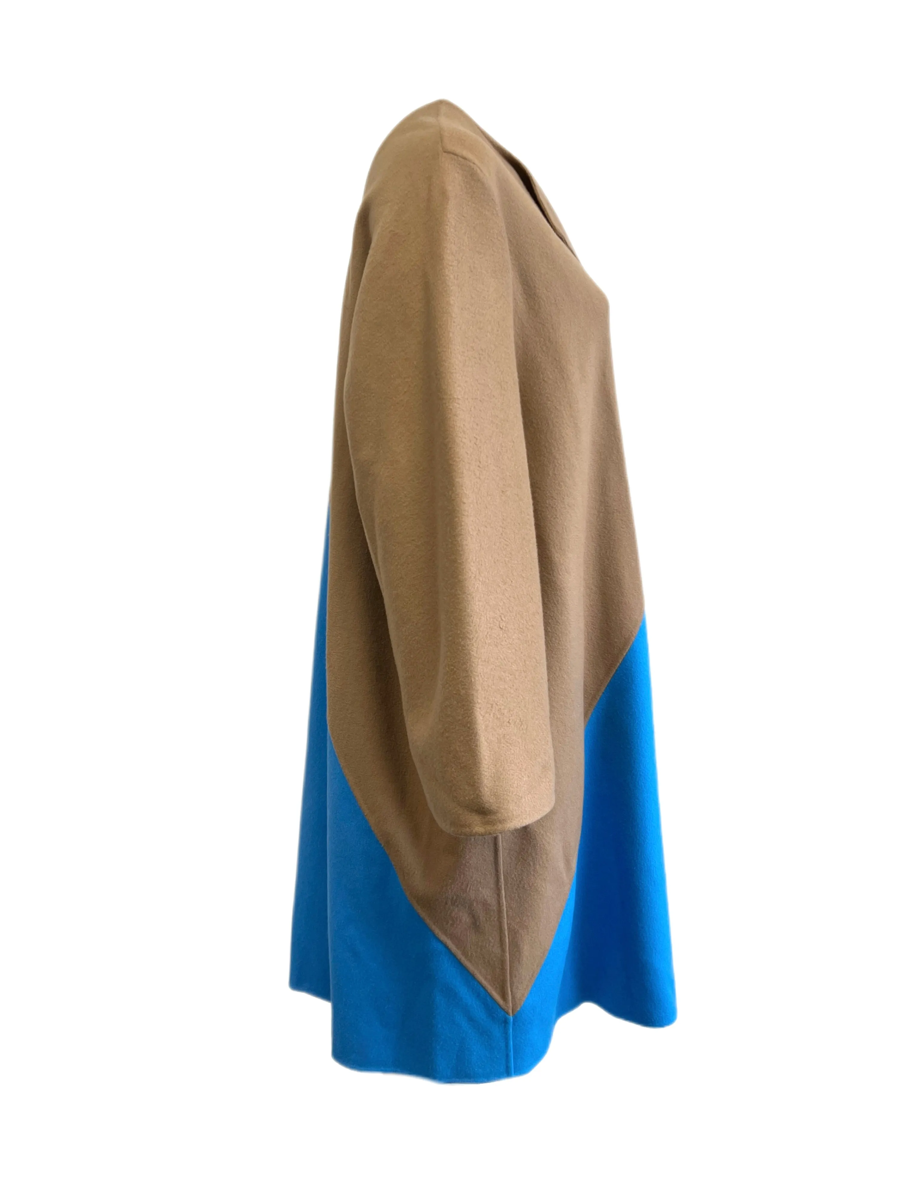 Marina Rinaldi Women's Camel Telefilm Virgin Wool Coat NWT