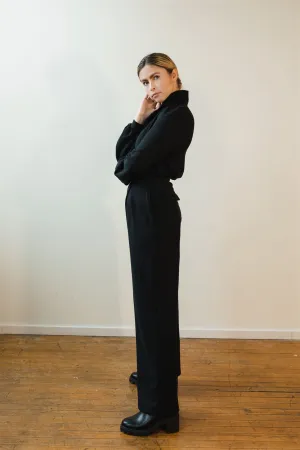 Marlene Wide Leg Pants - Black