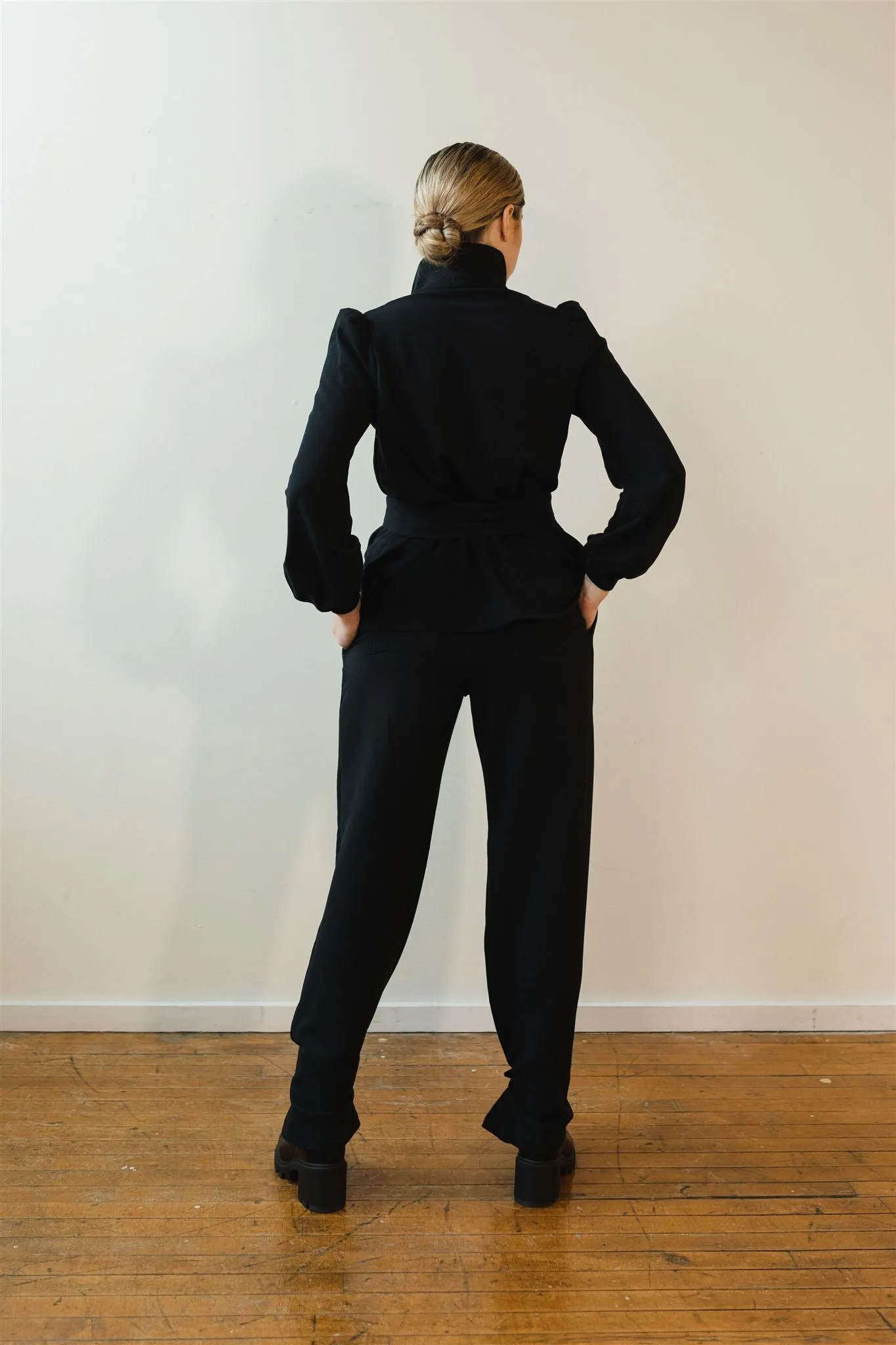 Marlene Wide Leg Pants - Black