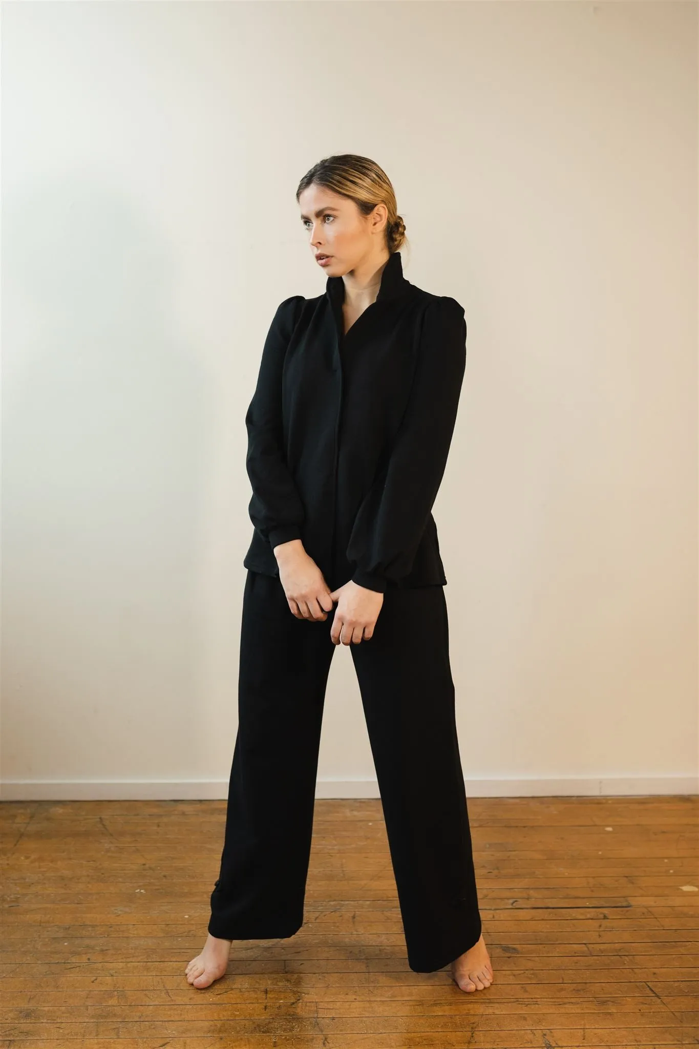 Marlene Wide Leg Pants - Black