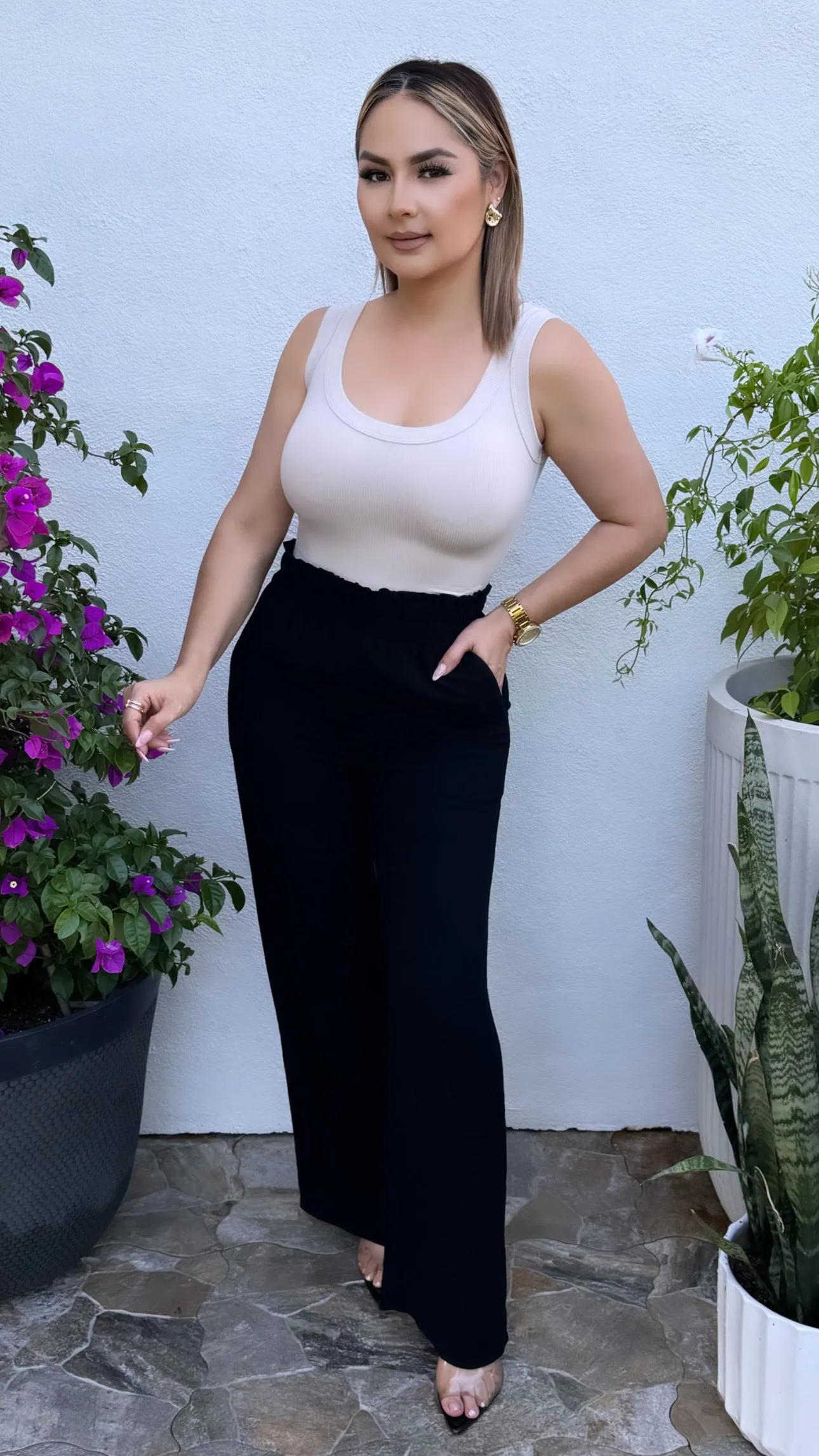 MAVIE BLACK  PANTS
