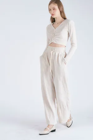 Milla Velour Wide Leg Pants