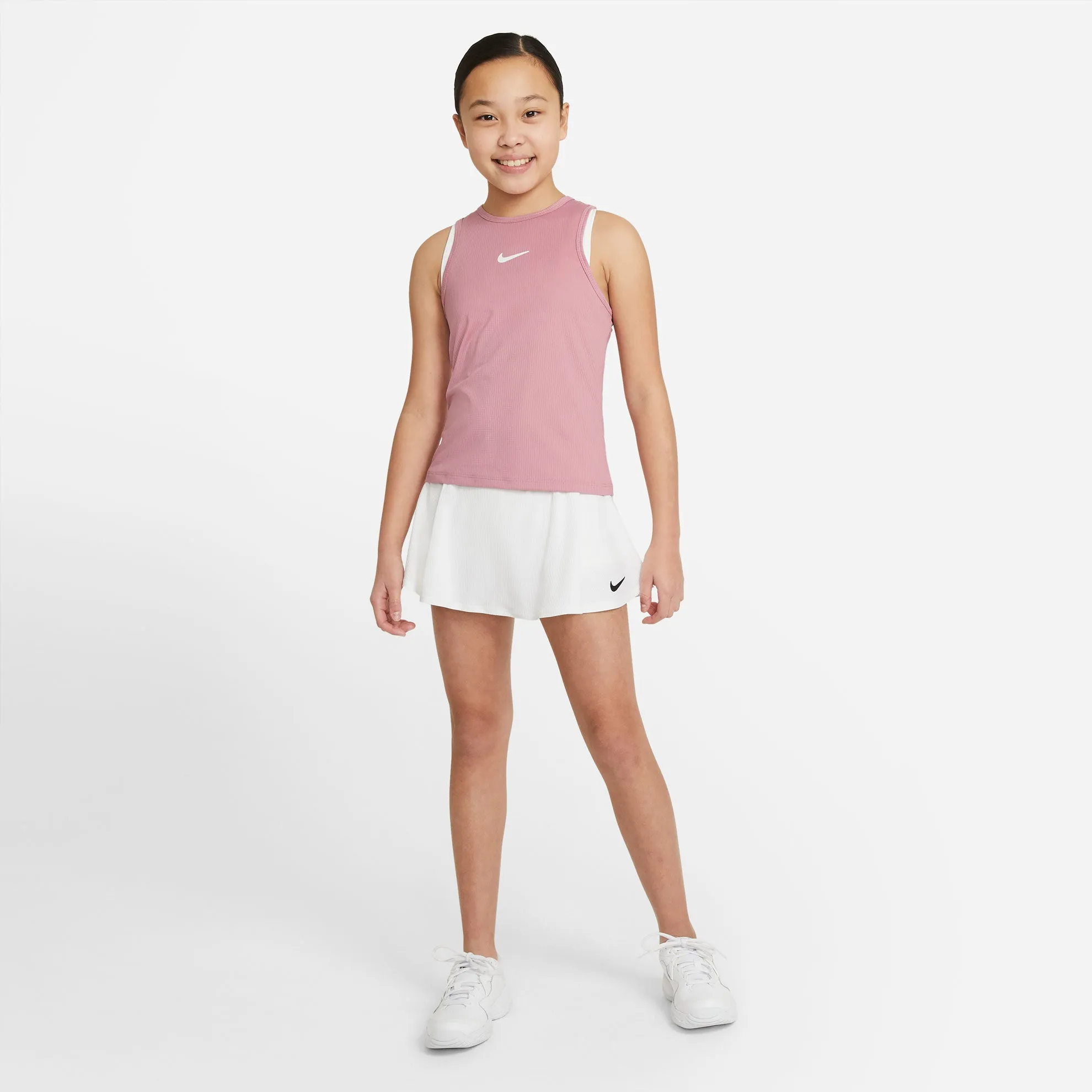 Nike Girls' Dri-FIT Victory Tank (Elemental Pink/White)