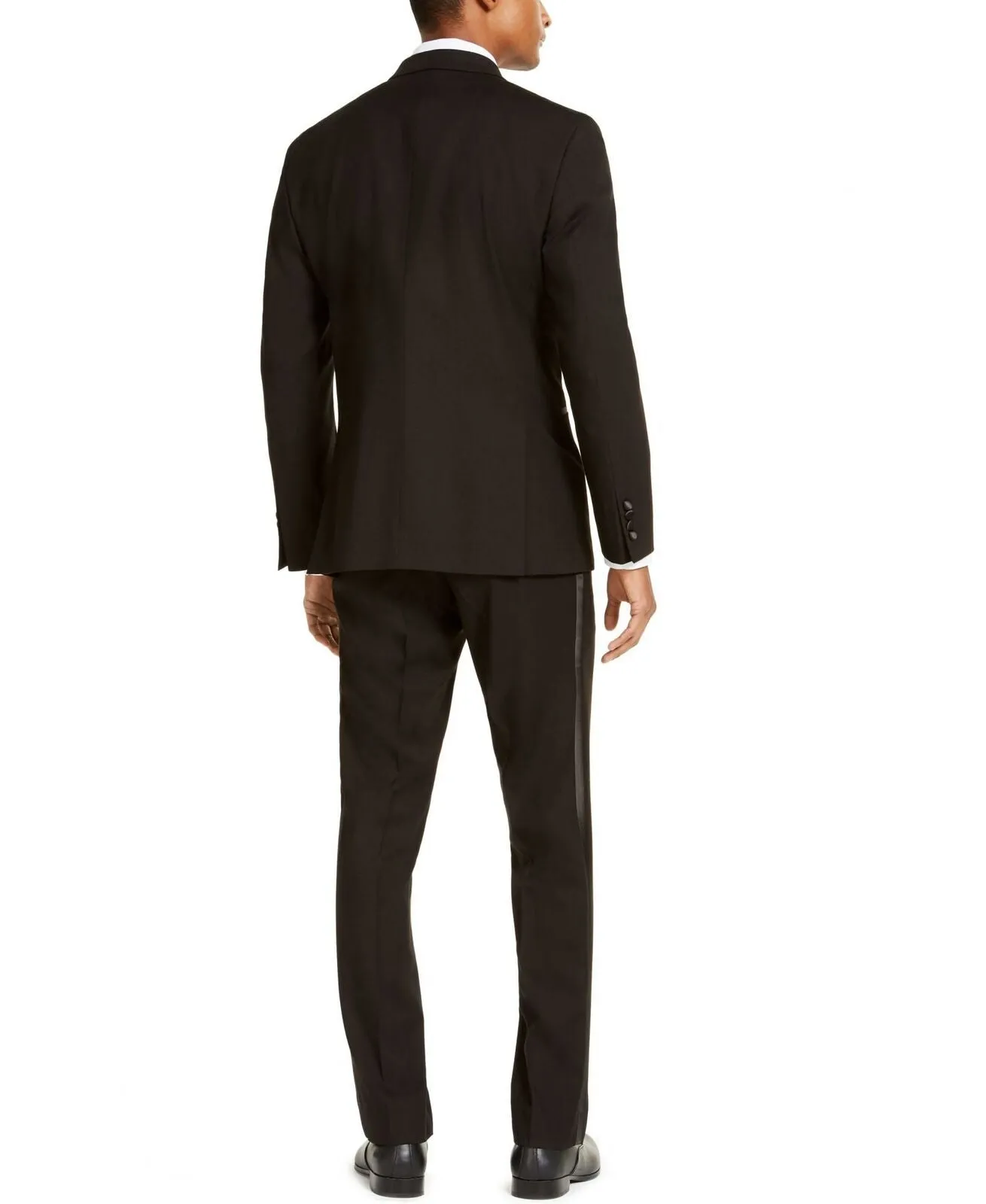 NWT Kenneth Cole Reaction Techni-Cole Peak Lapel Tuxedo. 42S 35x32