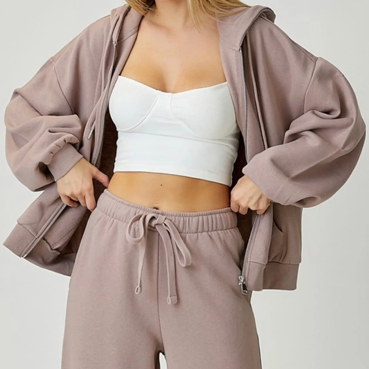 Out Of The Office Lounge Zip Up - LAST ONE