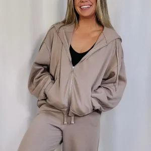 Out Of The Office Lounge Zip Up - LAST ONE