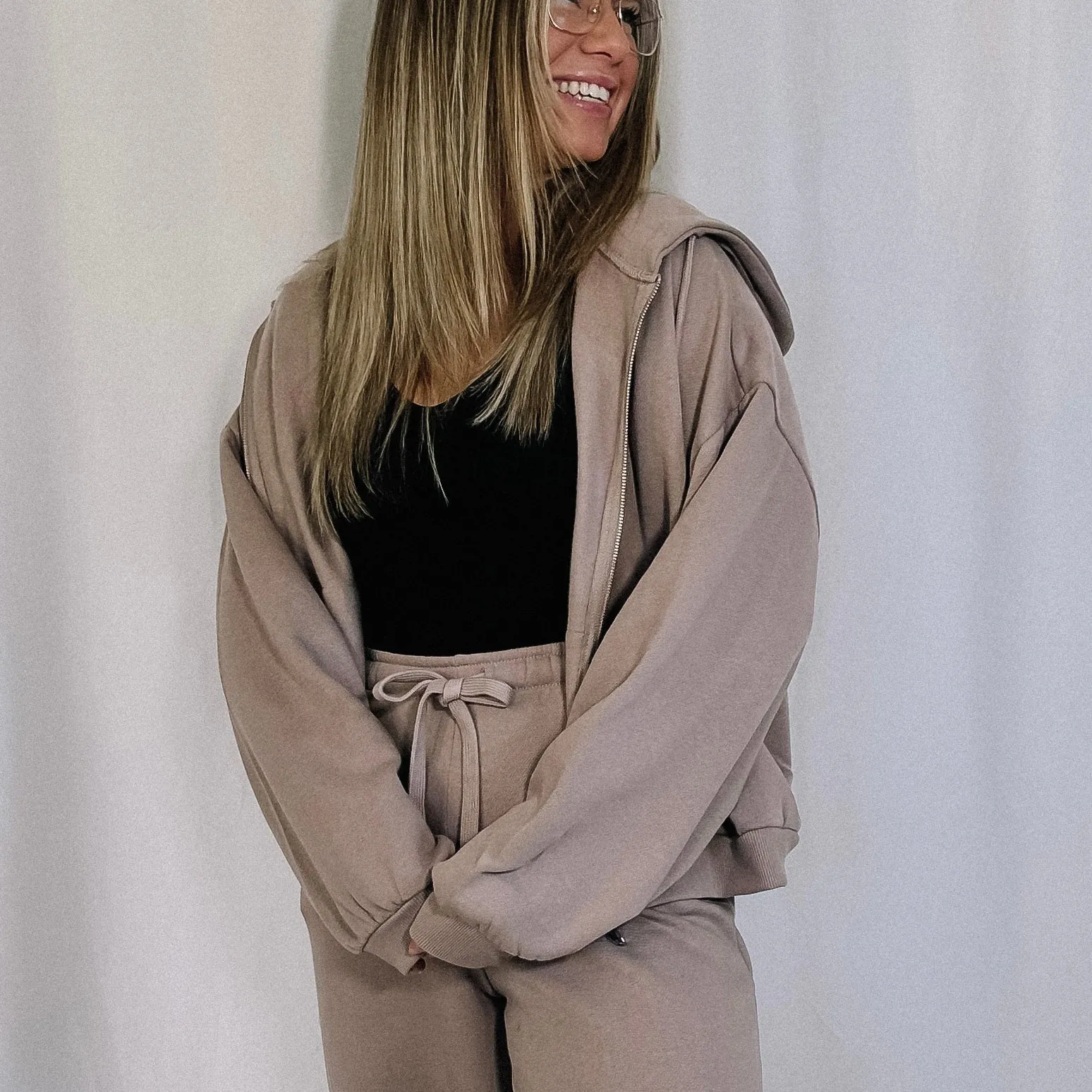 Out Of The Office Lounge Zip Up - LAST ONE