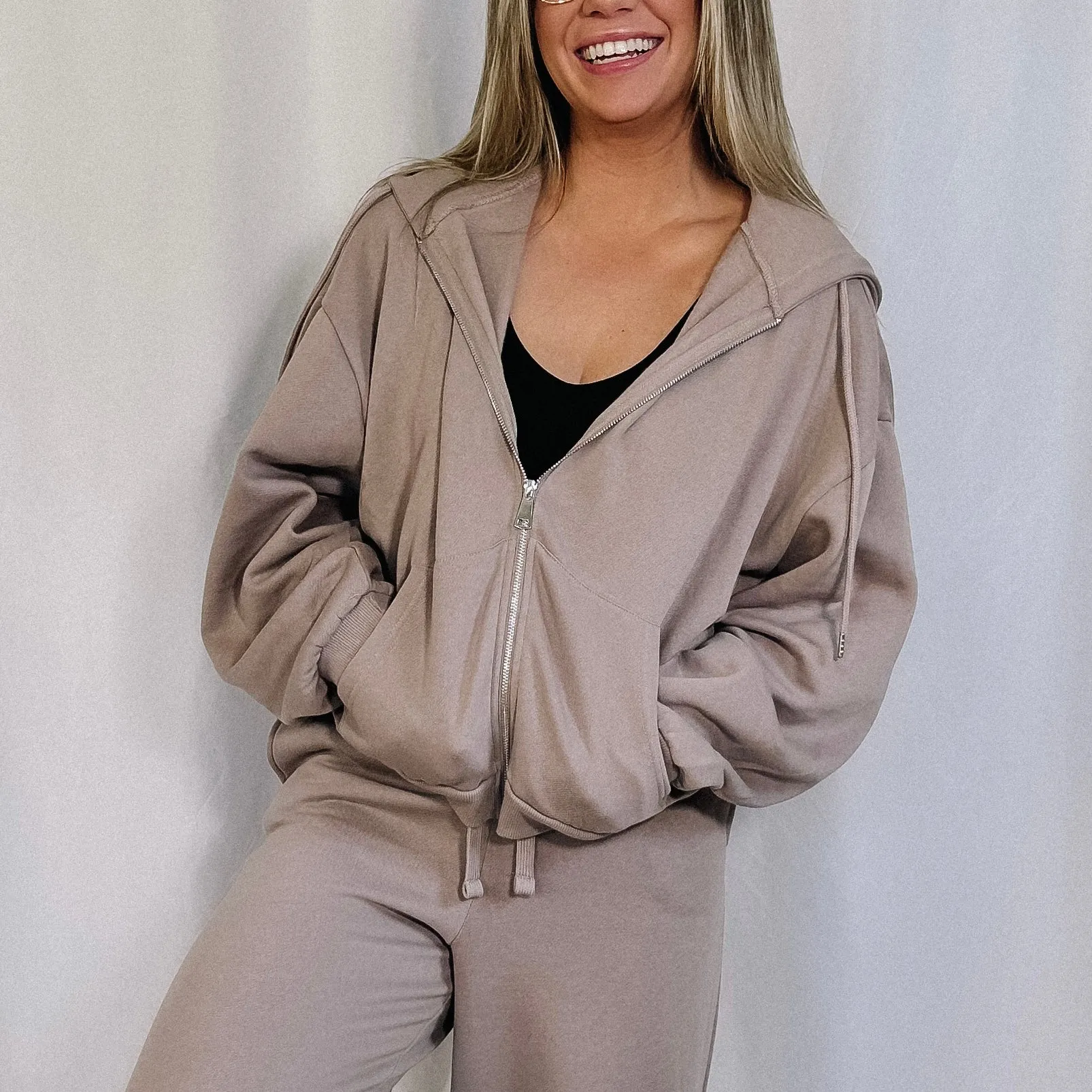 Out Of The Office Lounge Zip Up - LAST ONE