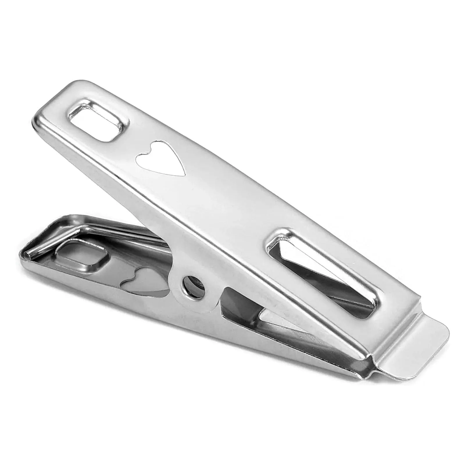 Pack of 20 Spring Loaded Stainless Steel Clothes Pegs