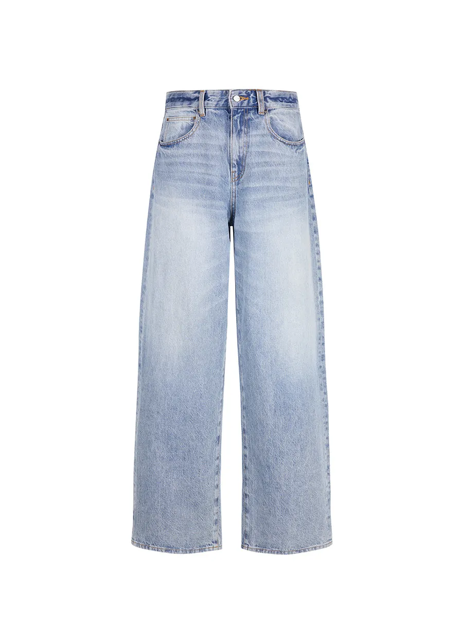 Pants / JNBY Cotton Leisure Wide Leg Pants