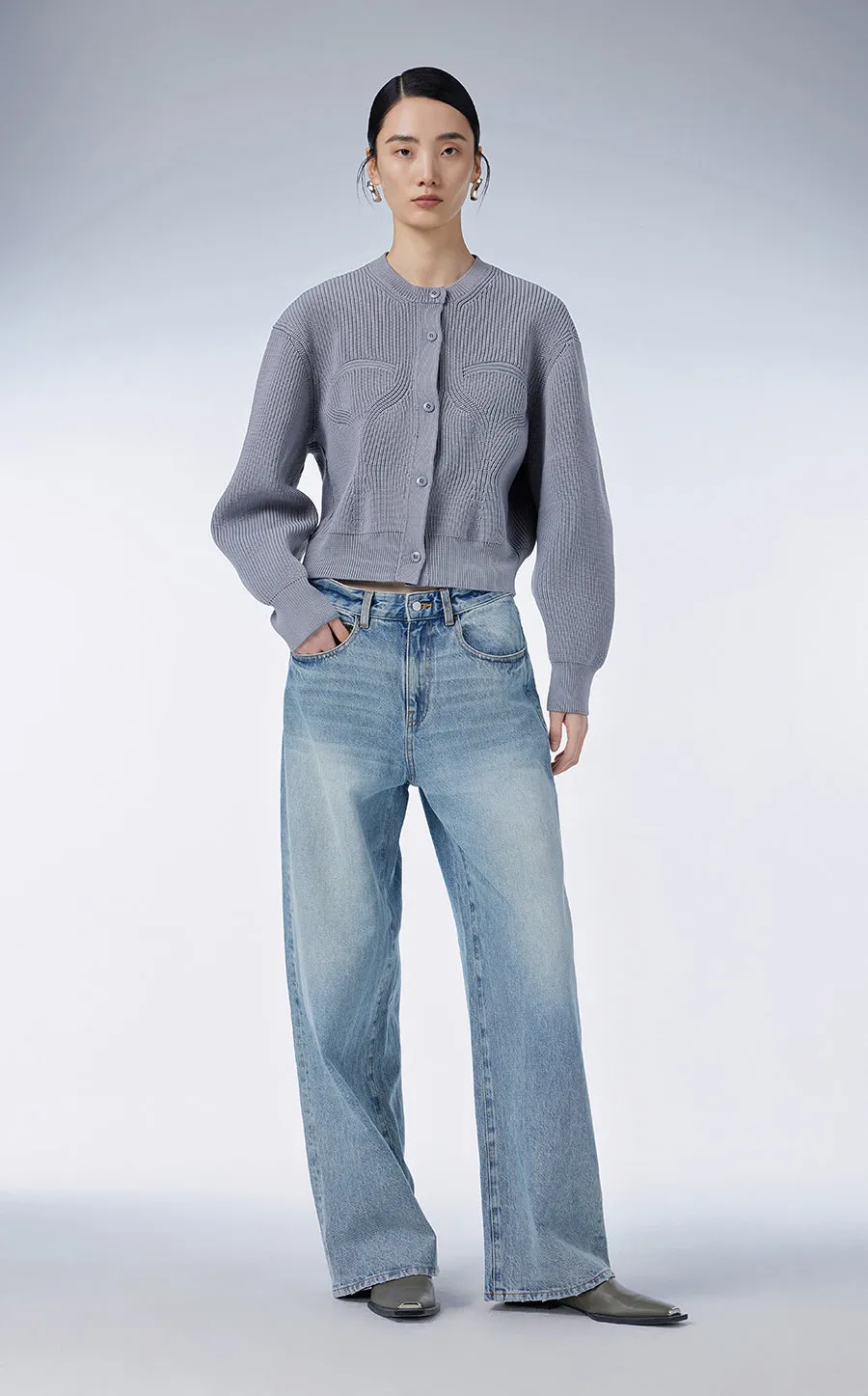 Pants / JNBY Cotton Leisure Wide Leg Pants