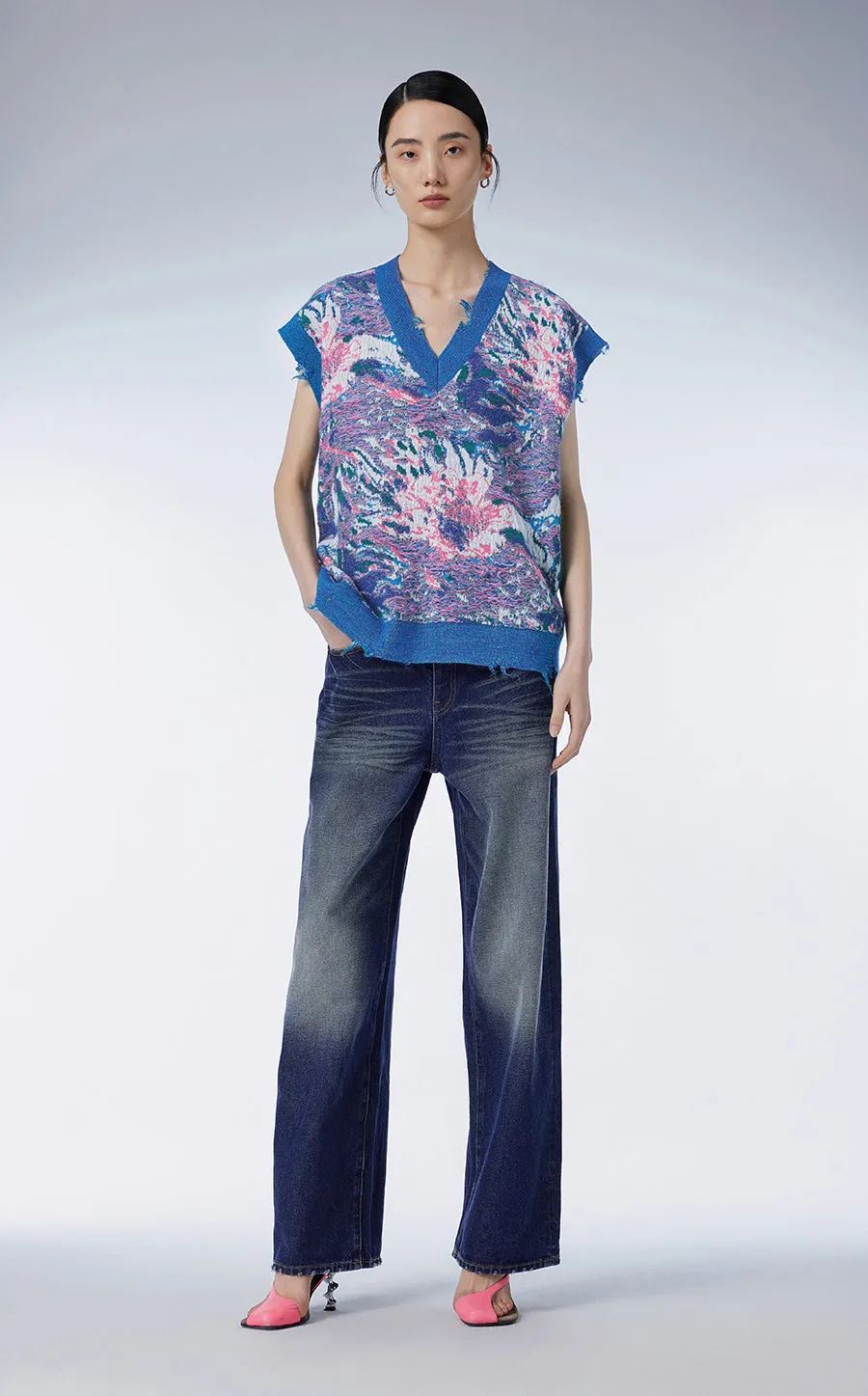 Pants / JNBY Cotton Leisure Wide Leg Pants