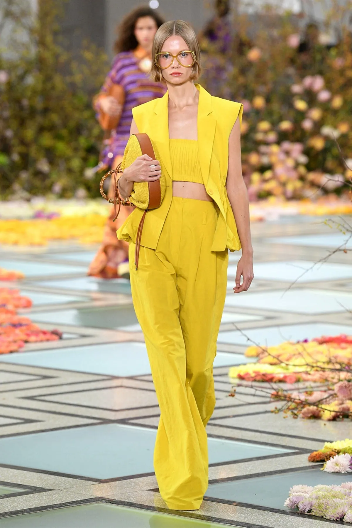 Pascale Wide-Leg Pant in Sunsprite