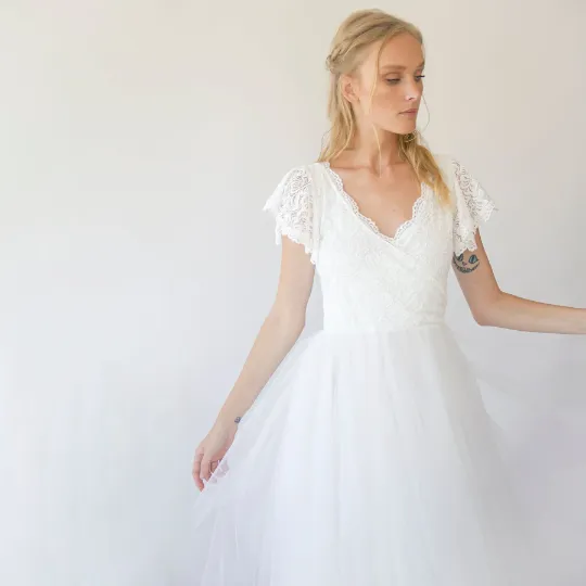 Pastel wedding dress #1355