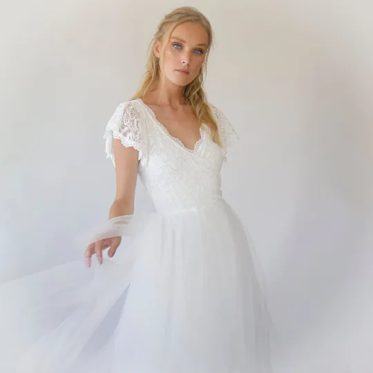 Pastel wedding dress #1355