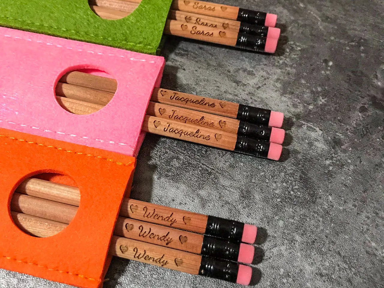 Personalised Pencil & Pouch (3pcs)