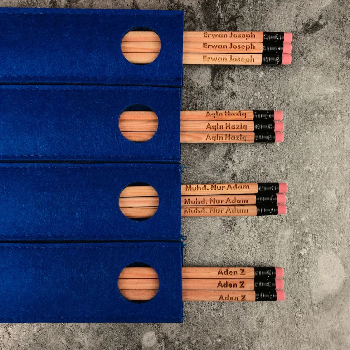Personalised Pencil & Pouch (3pcs)