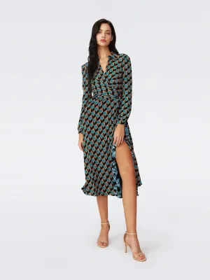 Phoenix Reversible Mesh Wrap Dress