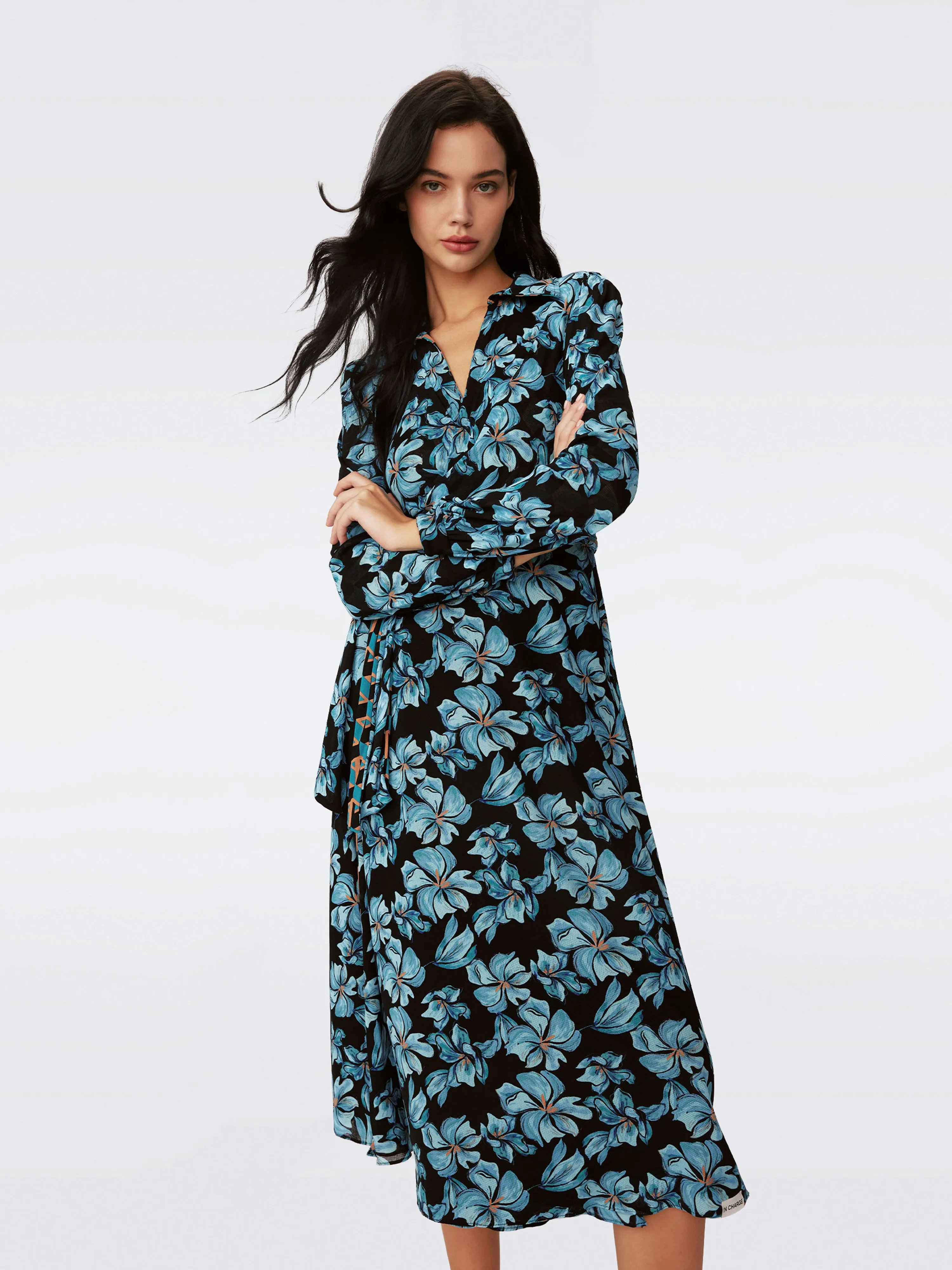 Phoenix Reversible Mesh Wrap Dress
