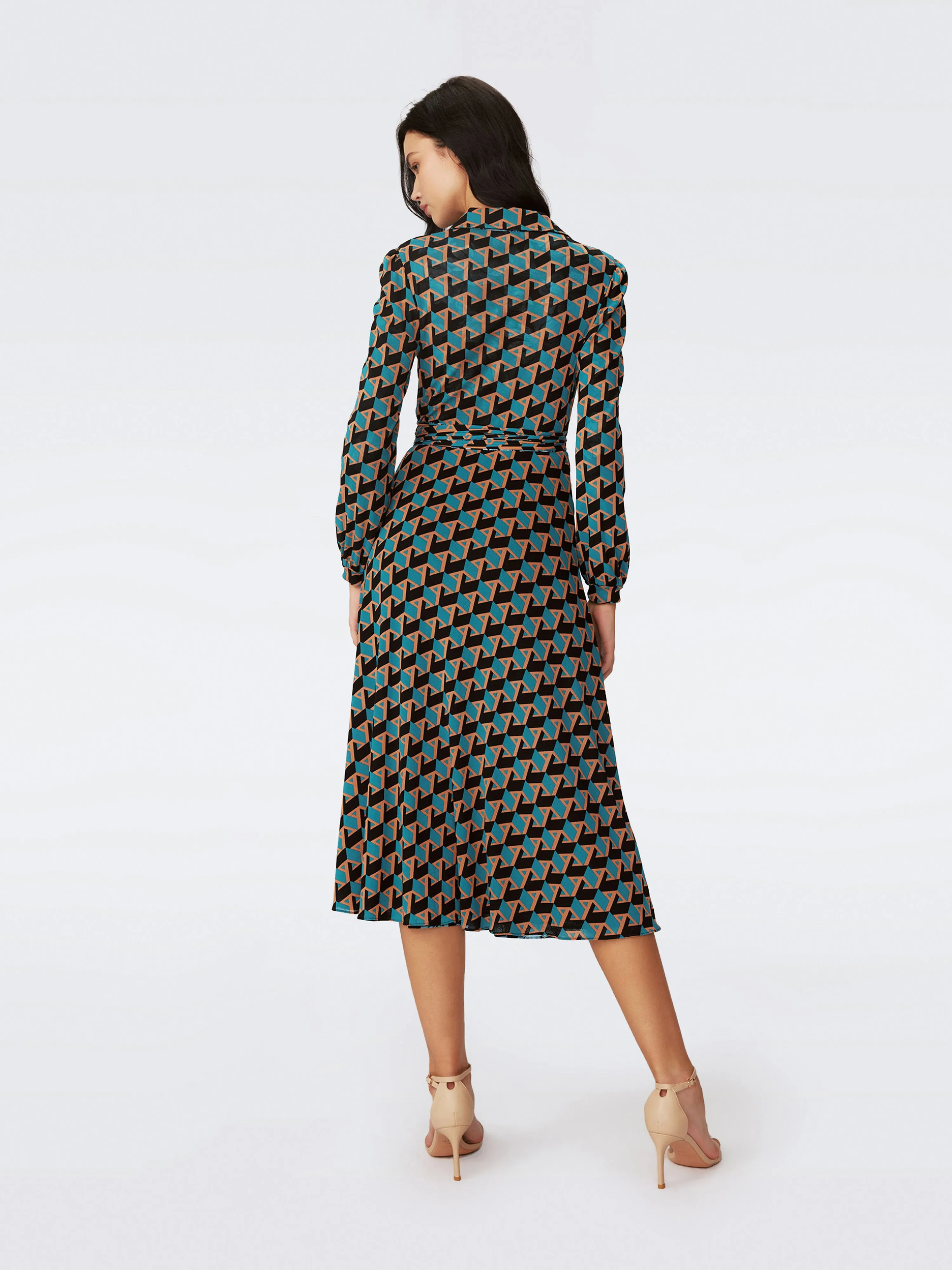 Phoenix Reversible Mesh Wrap Dress