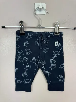 Polarn O. Pyret Navy Bee Pants 0-1m