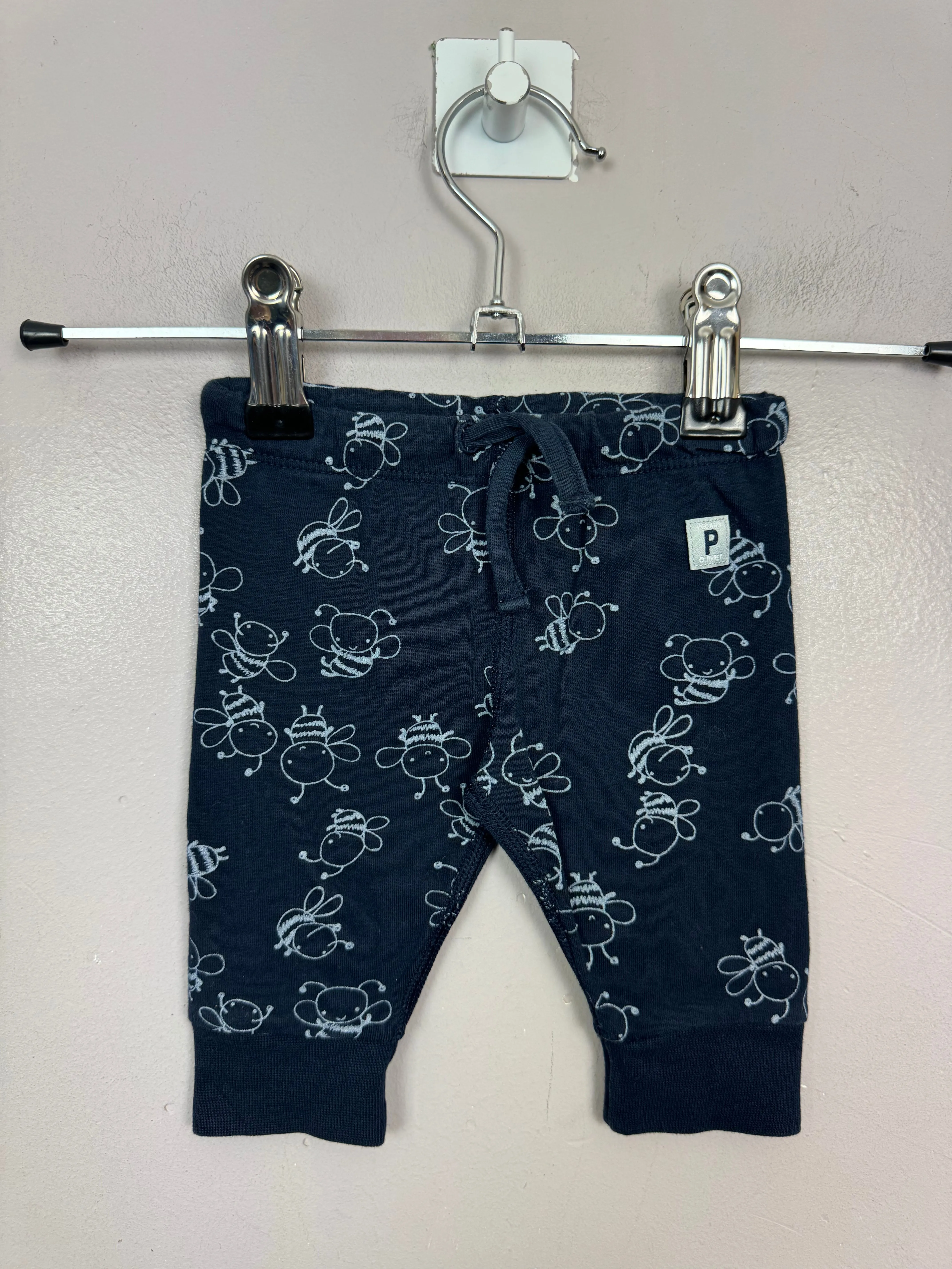 Polarn O. Pyret Navy Bee Pants 0-1m