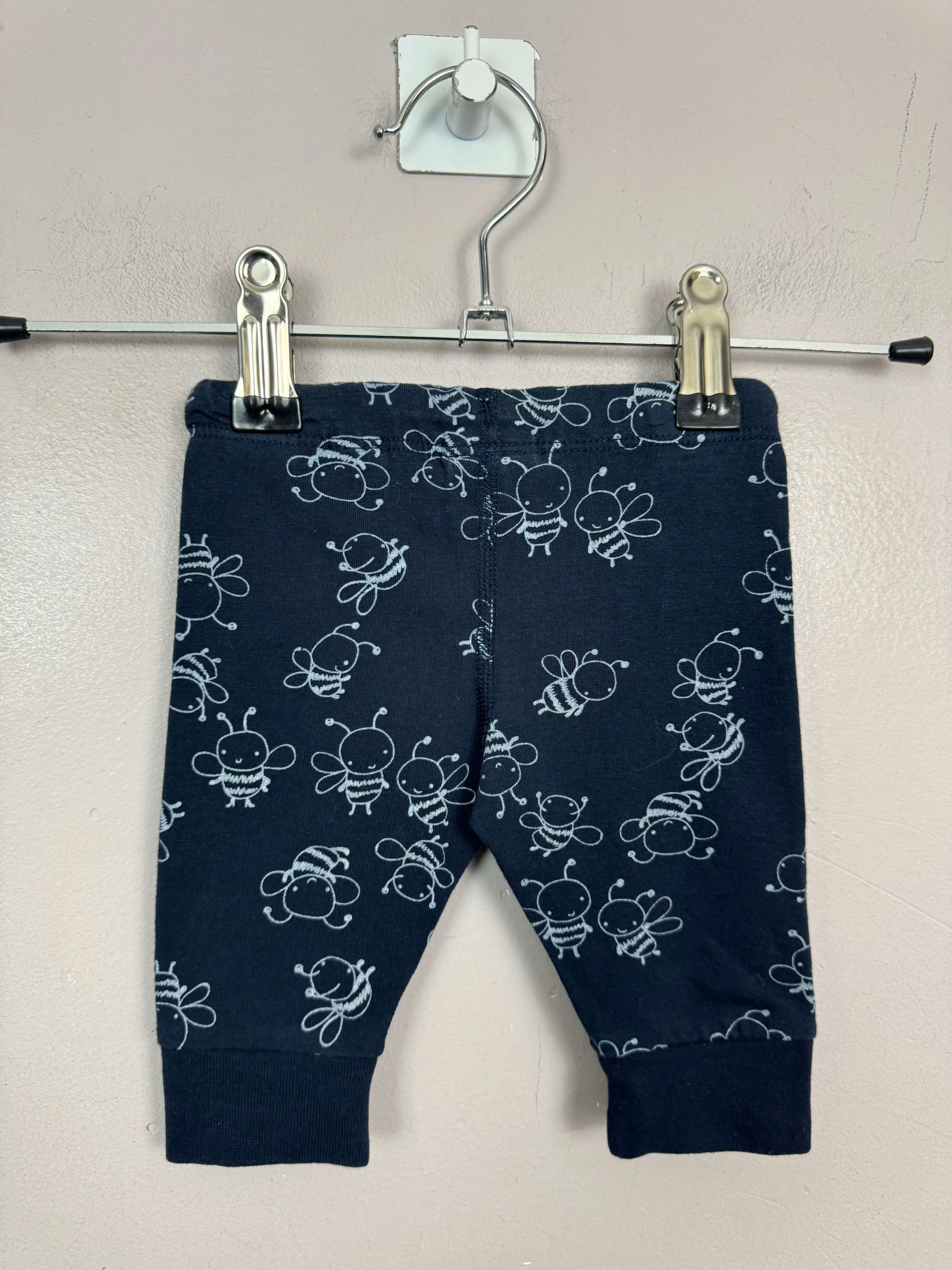 Polarn O. Pyret Navy Bee Pants 0-1m
