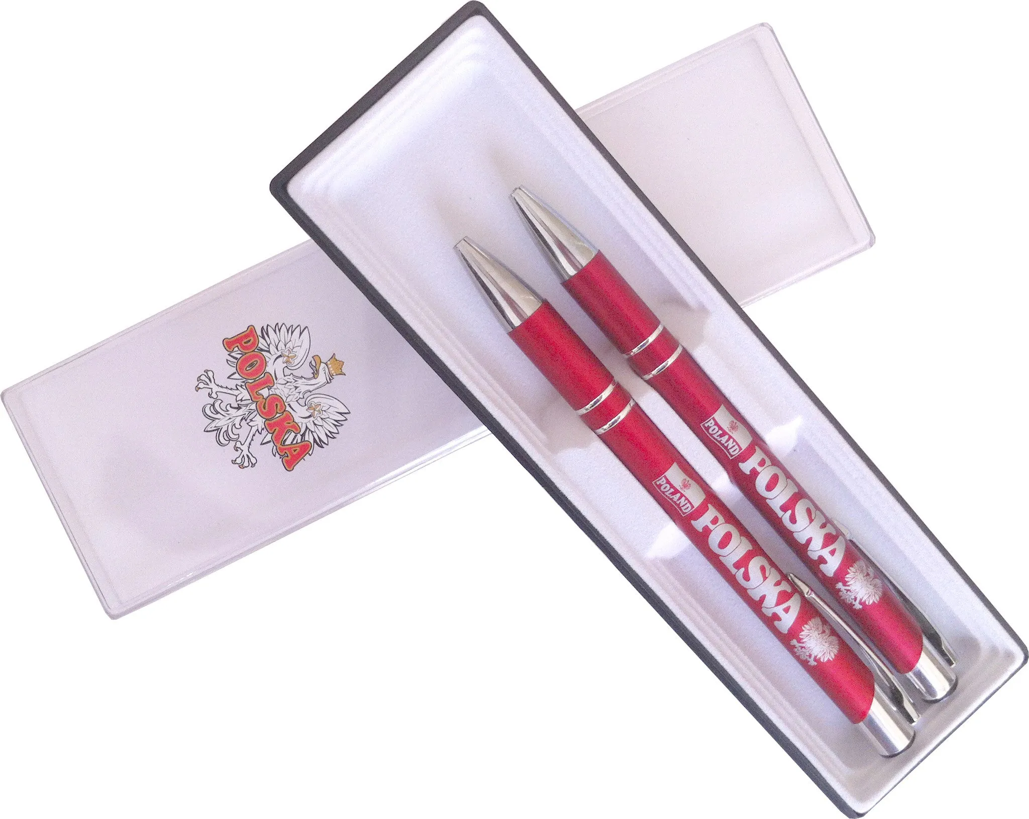 Polska Eagle Ballpoint Pen & Mechanical Pencil Gift Set