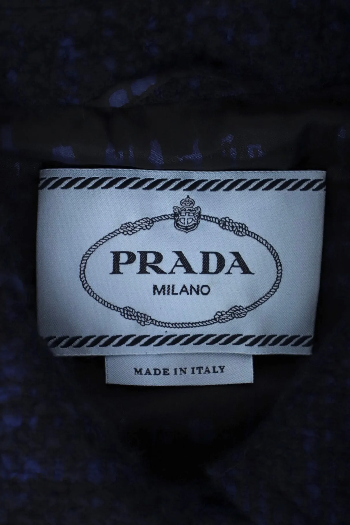 Prada Virgin Wool Tweed Coat