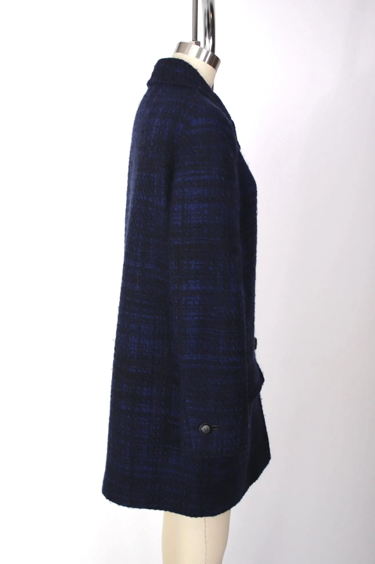 Prada Virgin Wool Tweed Coat