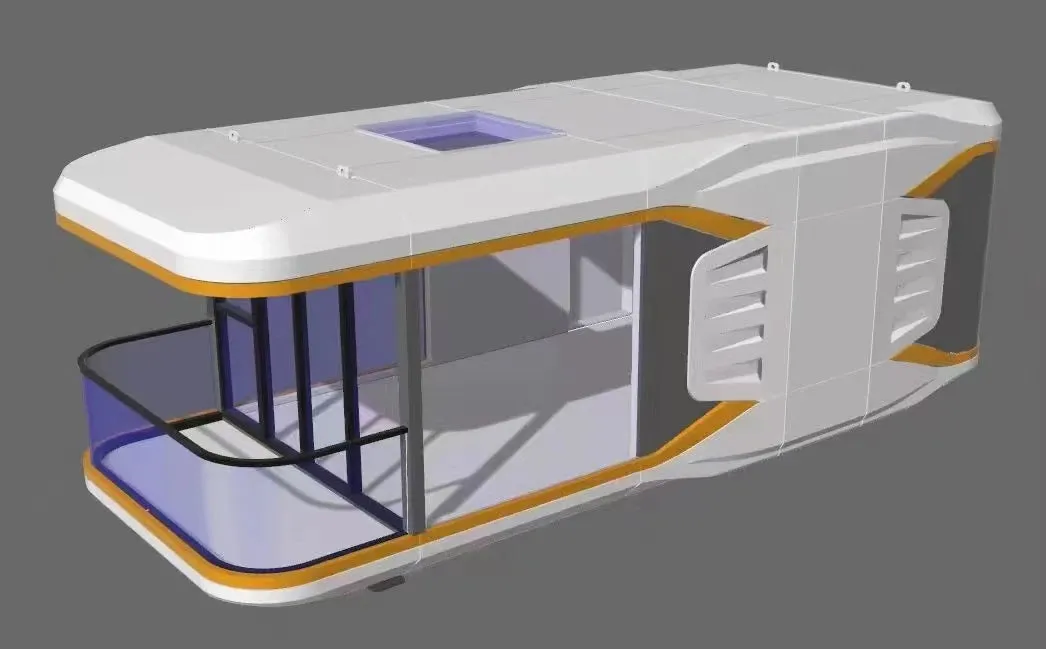 prefab container house cabin hotel space capsule office tiny home