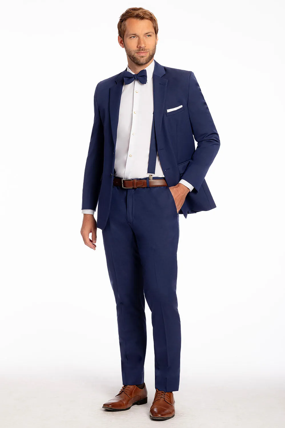 "Metro" Indigo Suit Jacket (Separates)