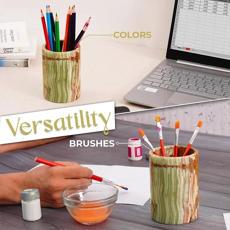 Radicaln Marble Stationery Holder - Desk Organizer Set