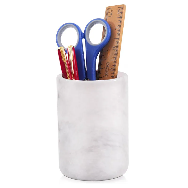 Radicaln Marble Stationery Holder - Desk Organizer Set