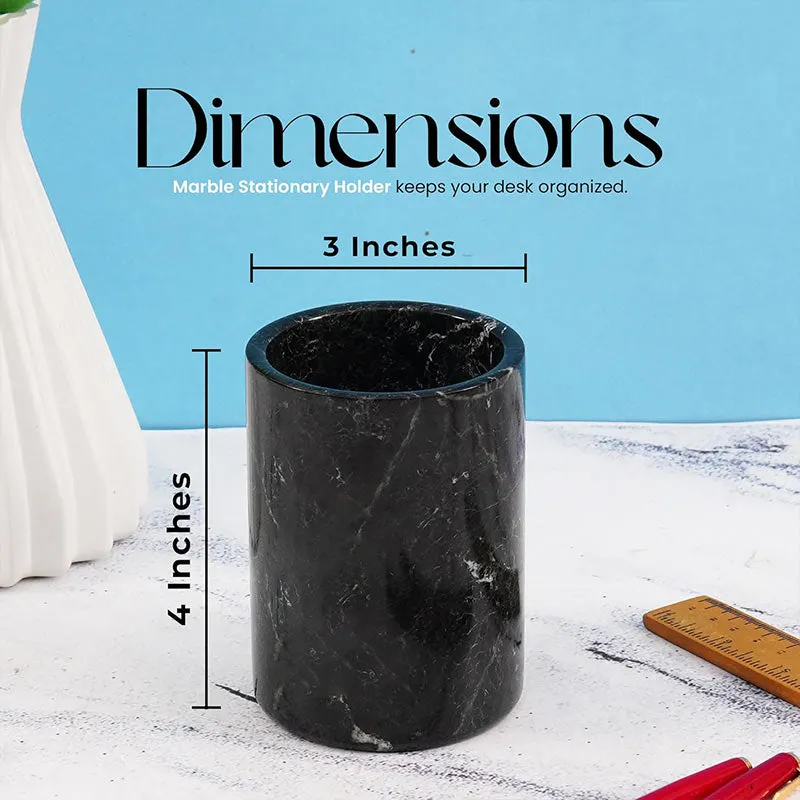 Radicaln Marble Stationery Holder - Desk Organizer Set