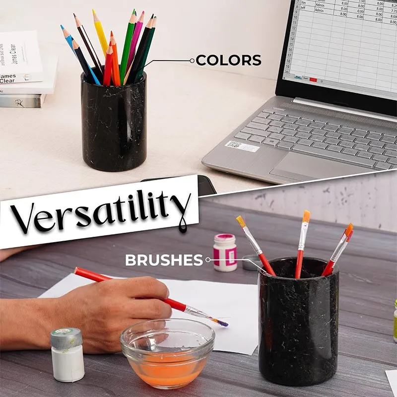 Radicaln Marble Stationery Holder - Desk Organizer Set
