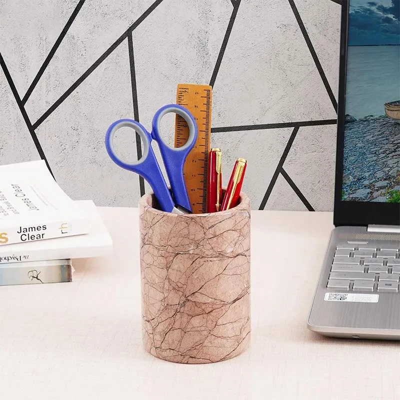 Radicaln Marble Stationery Holder - Desk Organizer Set