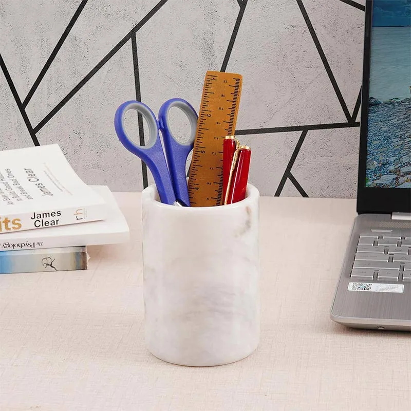 Radicaln Marble Stationery Holder - Desk Organizer Set