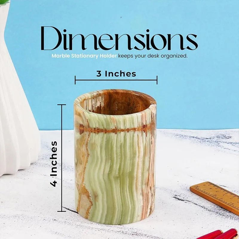 Radicaln Marble Stationery Holder - Desk Organizer Set