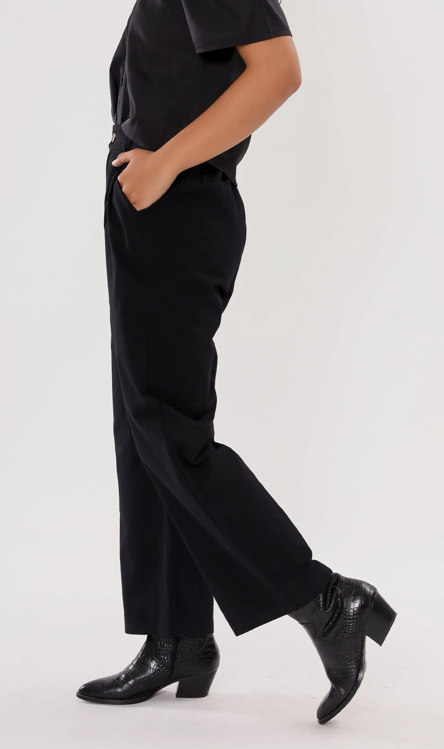 RAI Wide-Leg Pants (Black)