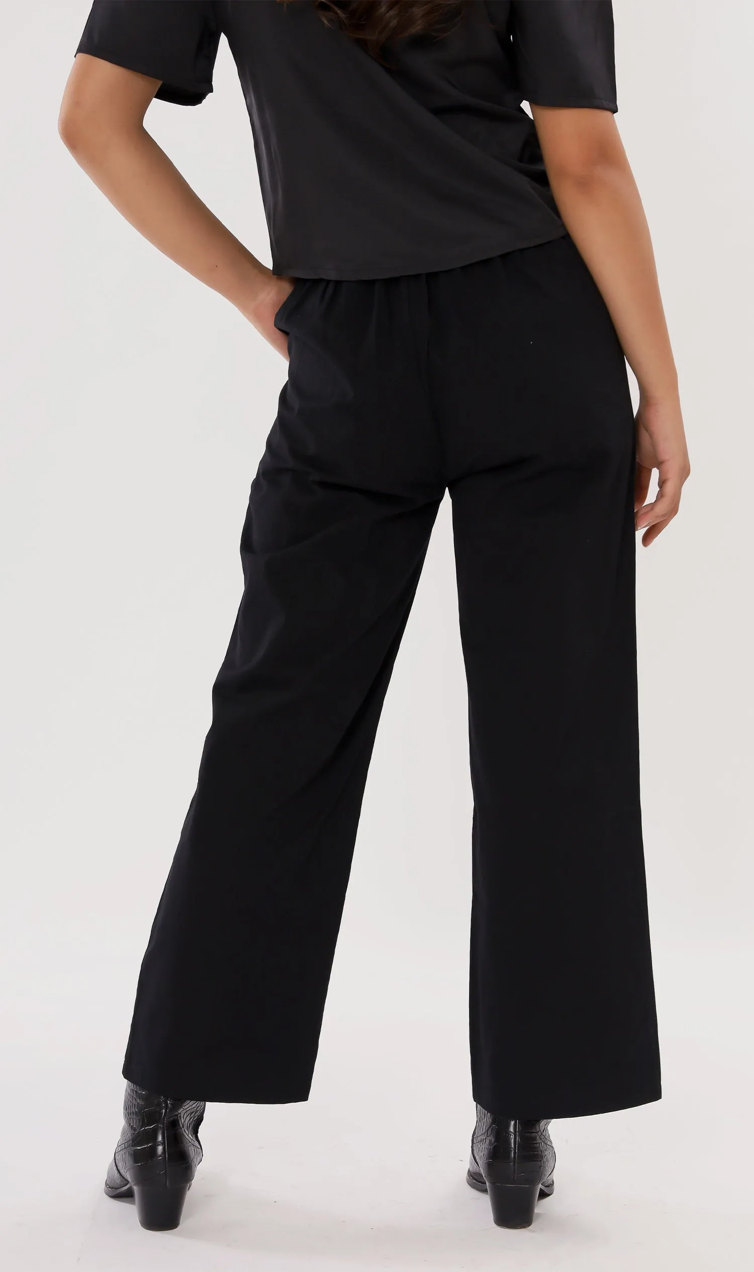 RAI Wide-Leg Pants (Black)