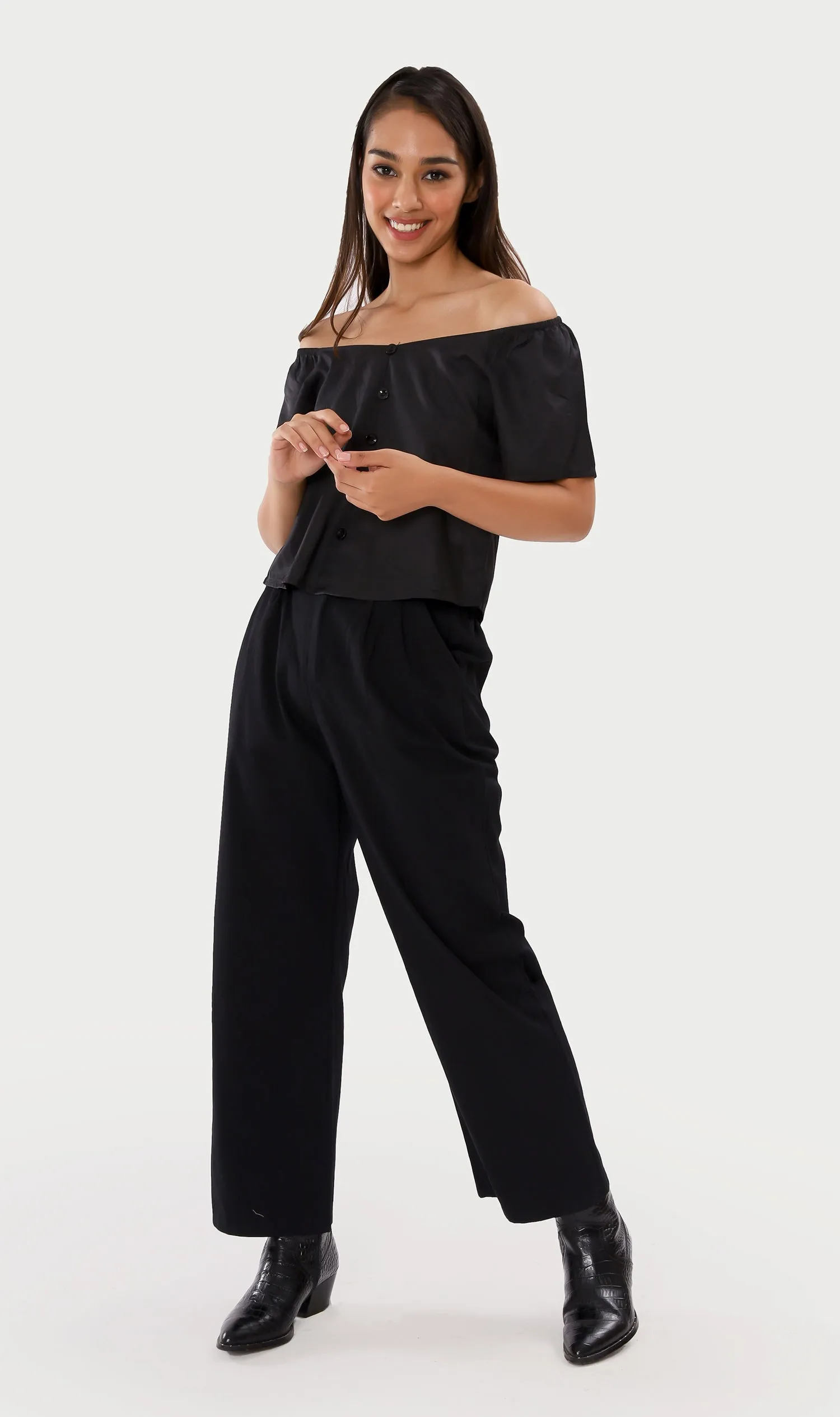 RAI Wide-Leg Pants (Black)