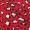 Red Printed Wrap Over Belted Skater Dress