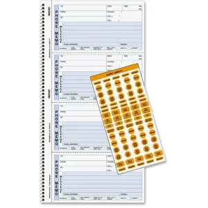 Rediform Professional Line Phone Message Books