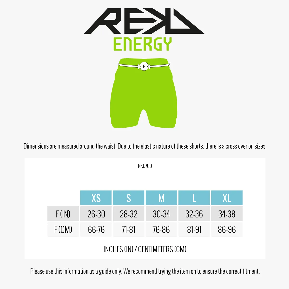 Rekd Energy Impact / Crash Shorts