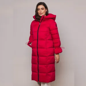 Rino & Pelle Long Padded Hooded Coat | Jewel