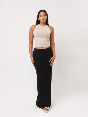 Riri Sleeveless Halter Neck Crop Top