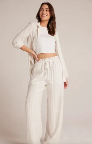 Ruffle Waist Pants