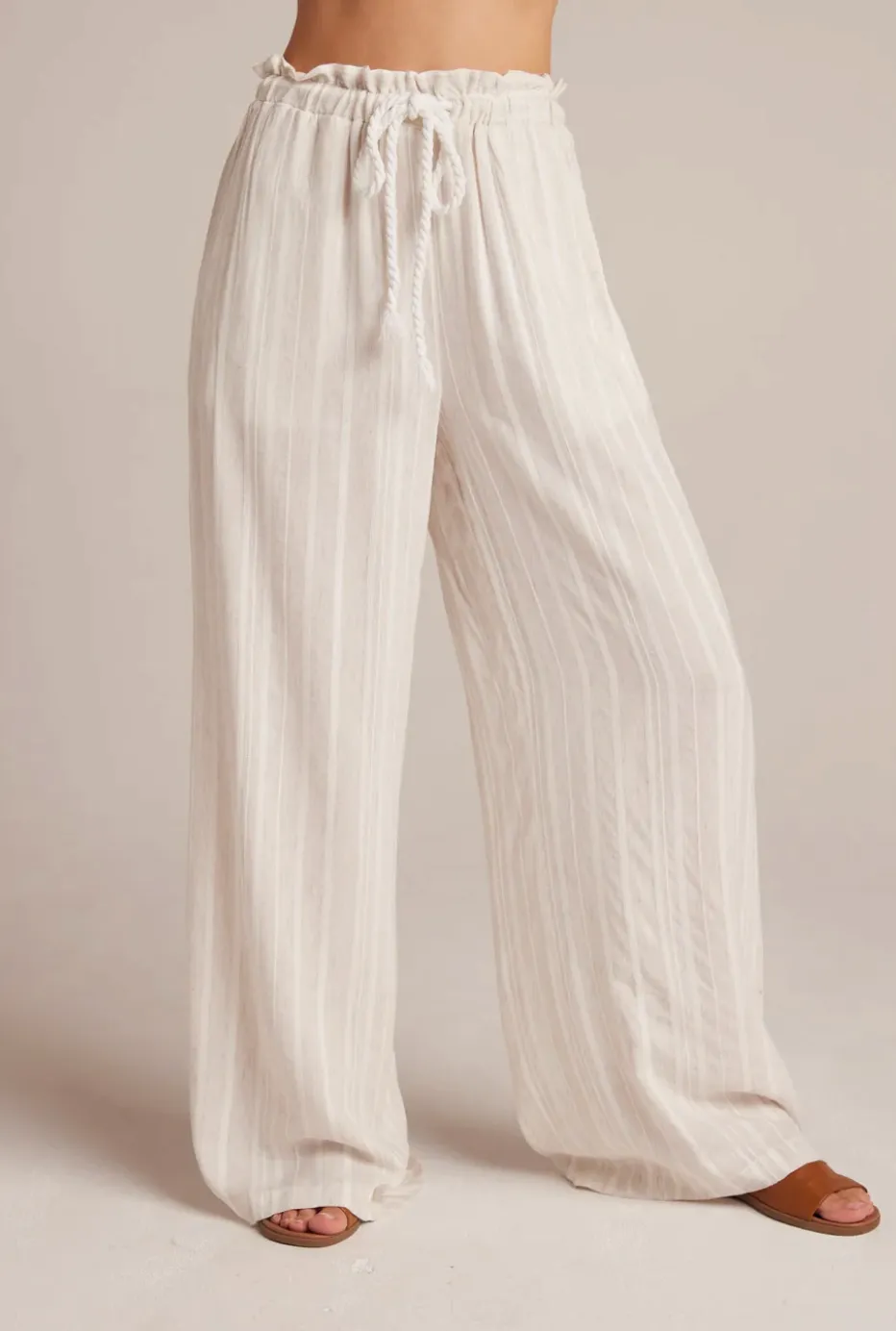 Ruffle Waist Pants