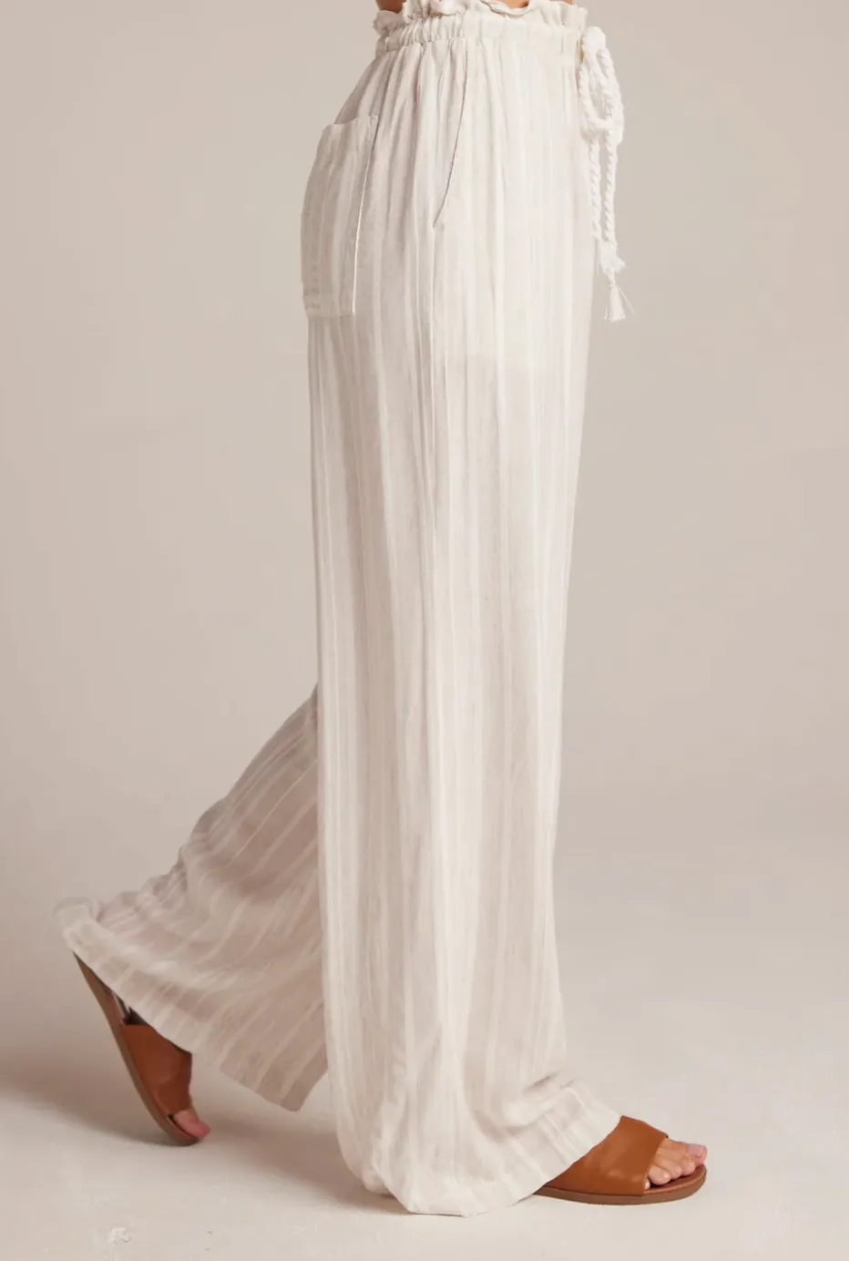 Ruffle Waist Pants